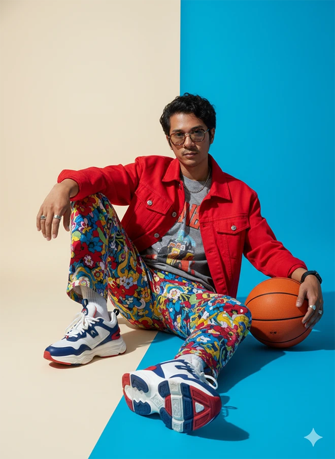 Color Clash: Street Meets Studio