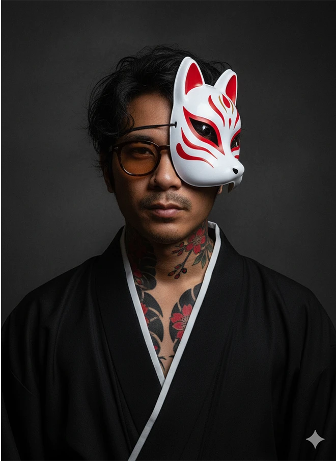 Kitsune Spirit — Modern Folklore Portrait