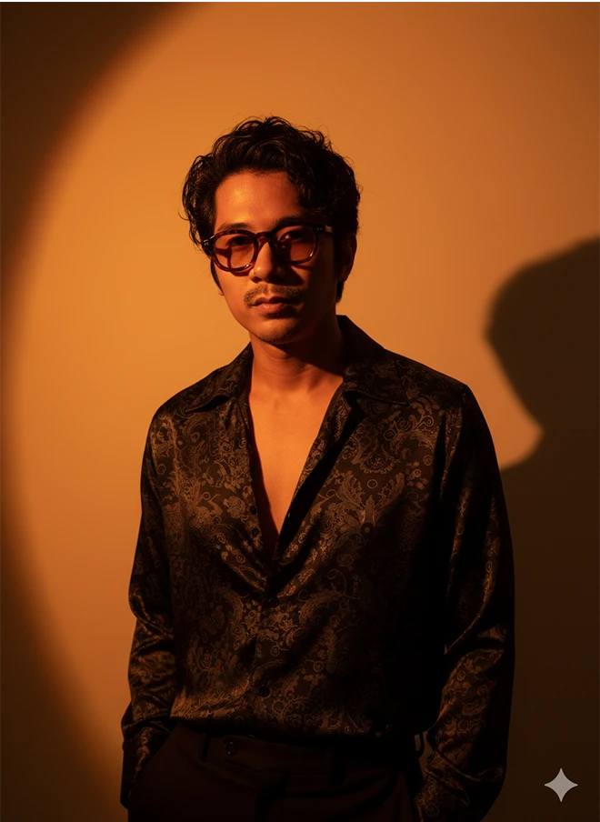 Chiaroscuro Elegance — Moody Editorial Portrait