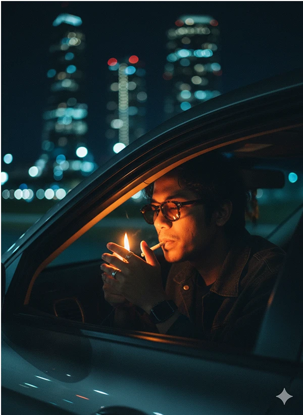 Night Flame — Cinematic Urban Portrait