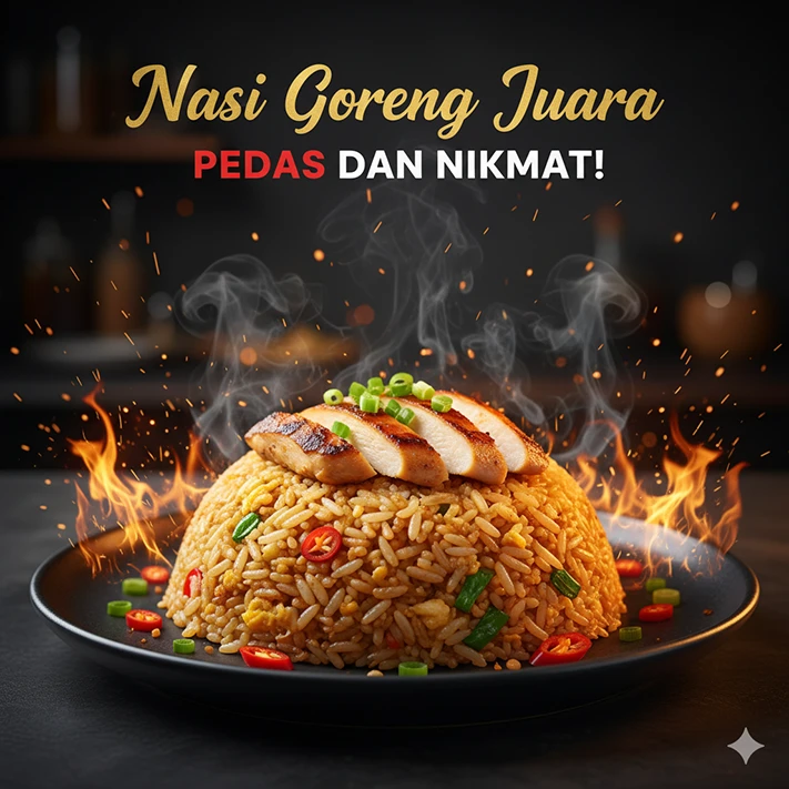 Nasi Goreng Juara: Pedas & Nikmat!