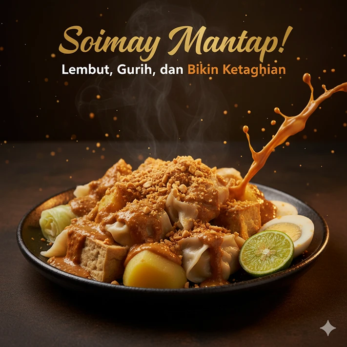Cinematic Soimay Mantap — Premium Indonesian Street Food Photography