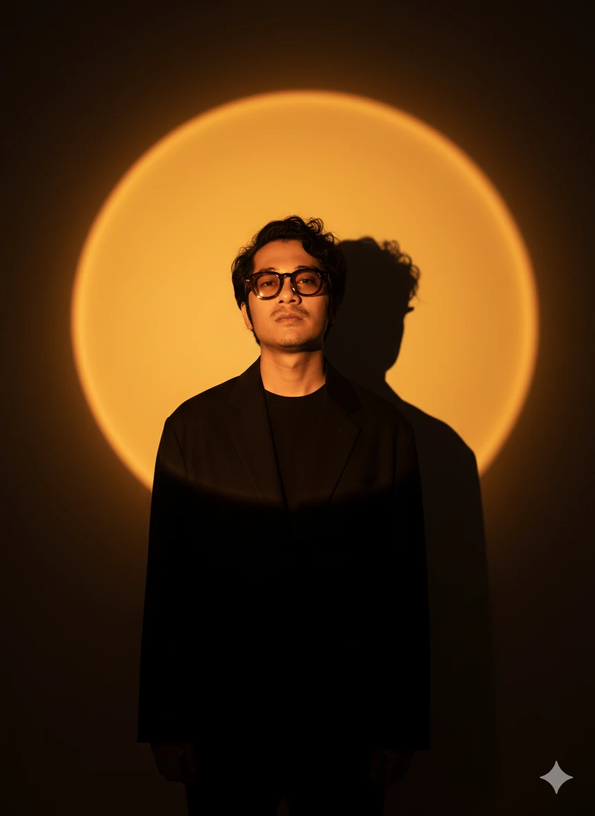 Golden Halo Portrait