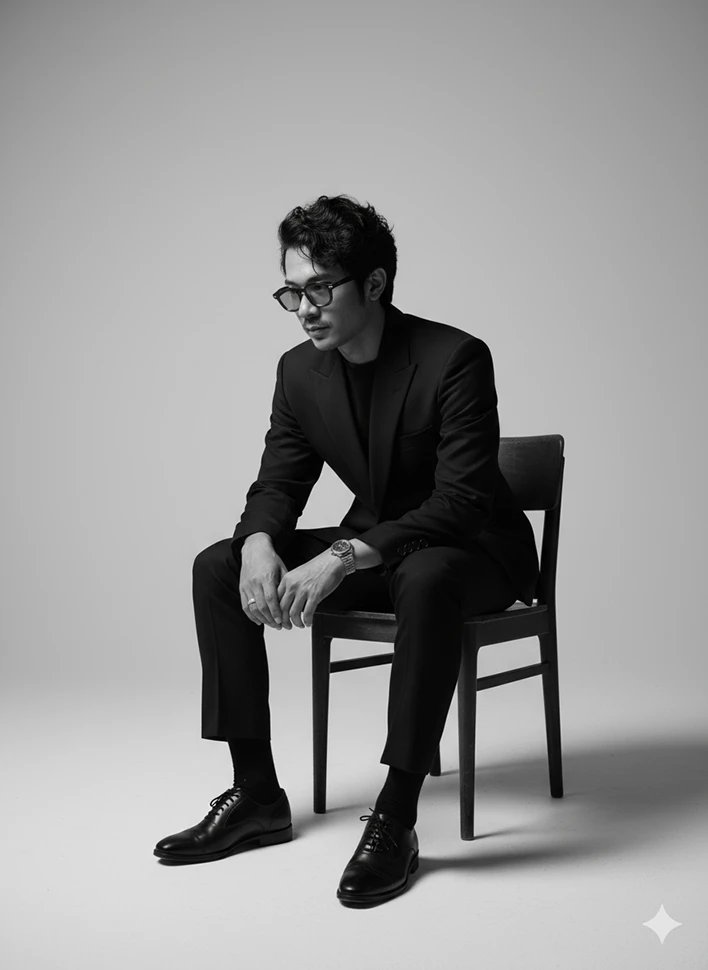 Monochrome Elegance Shot