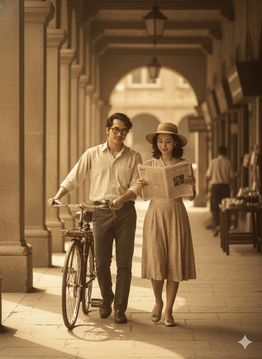 vintage couple