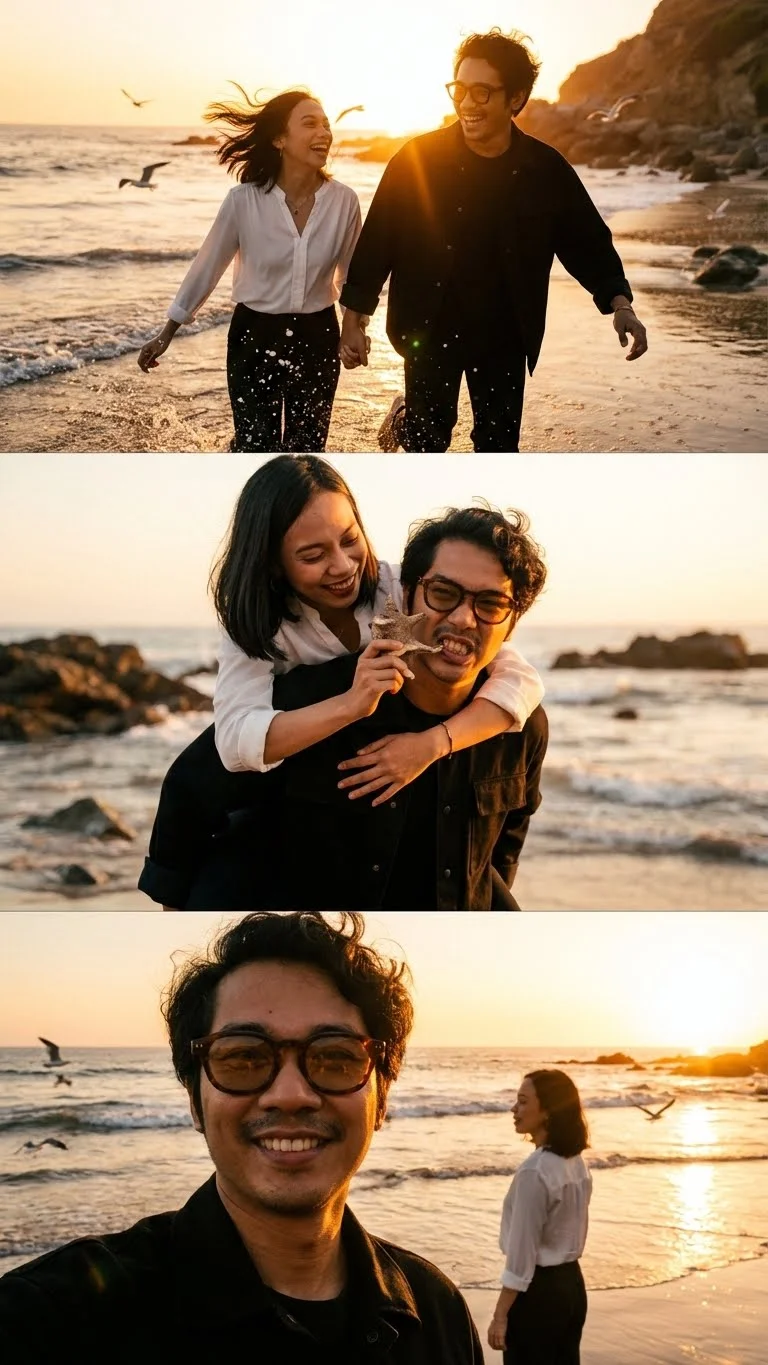 Cinematic Sunset Couple