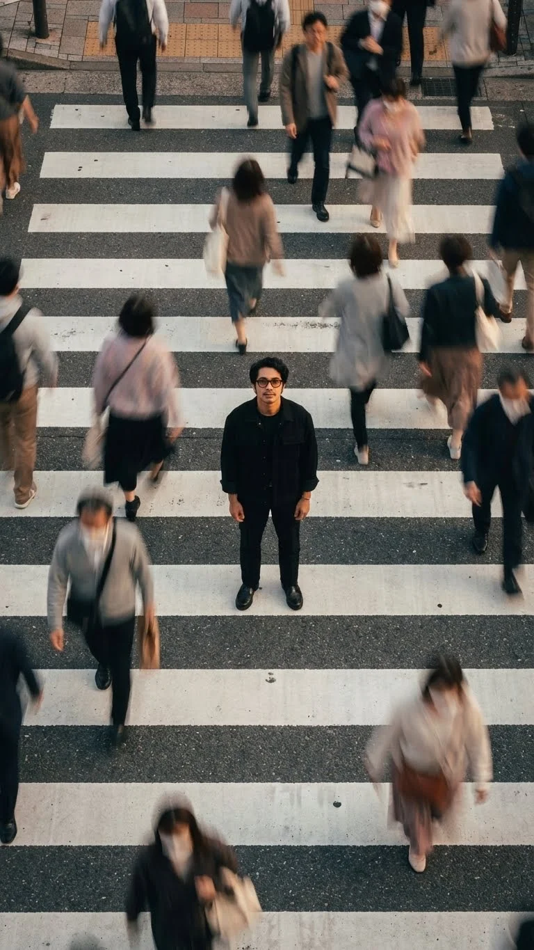 Cinematic Street Man