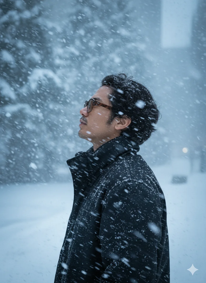 Cinematic Handsome Man