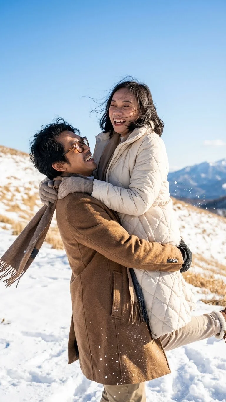 Realistic Couple Winter