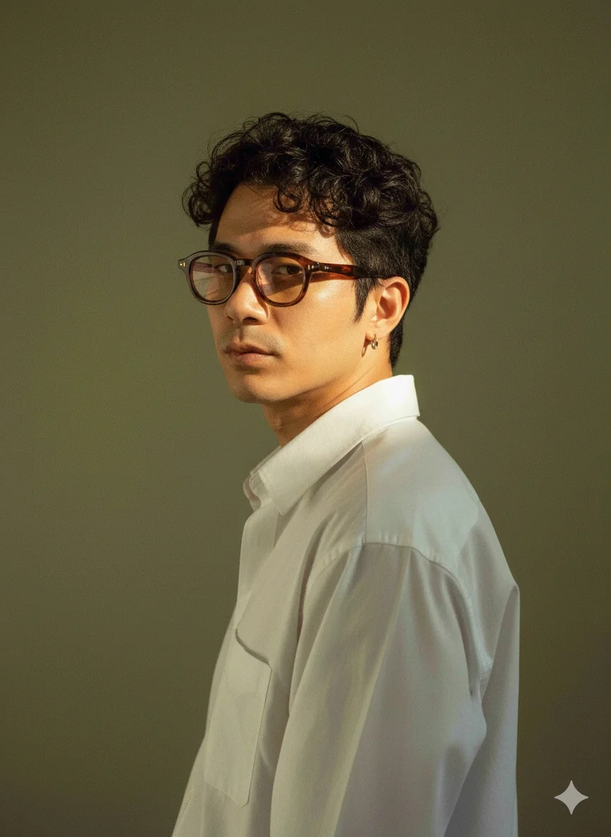 Cinematic Minimalist Man