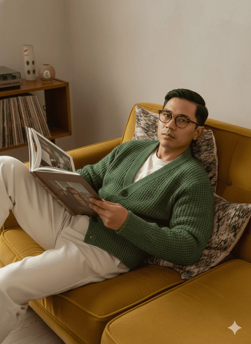 Photorealistic Fashion Young Man