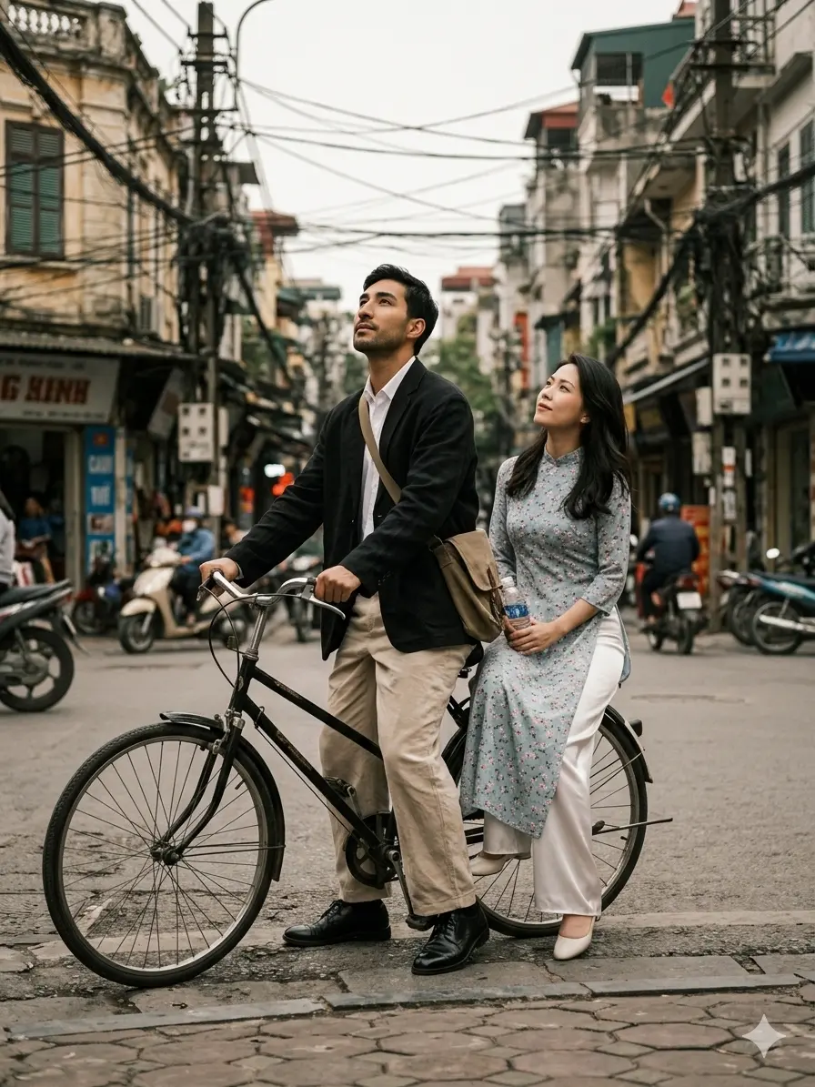 Couple Photo in Vietnam Street