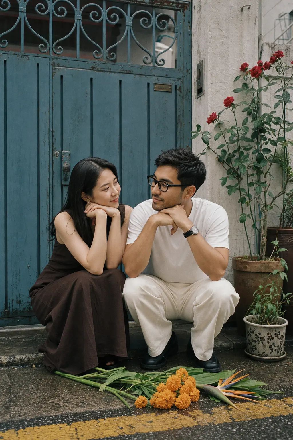 Couple Photo in Seoul Backstreet