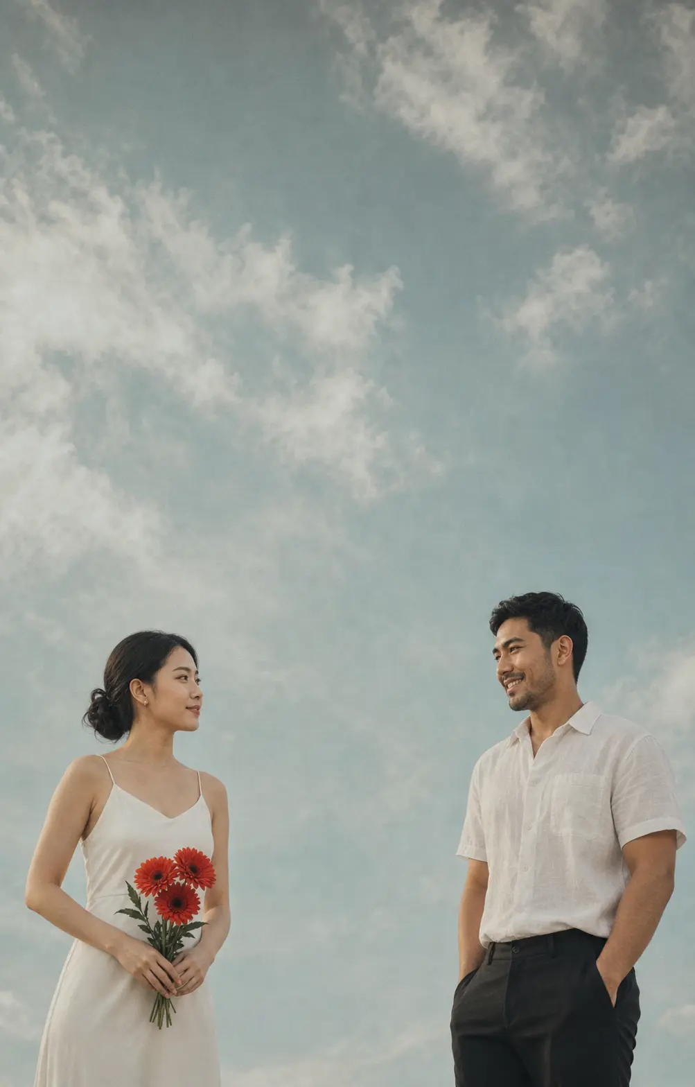 Cinematic Skies Couple Photo