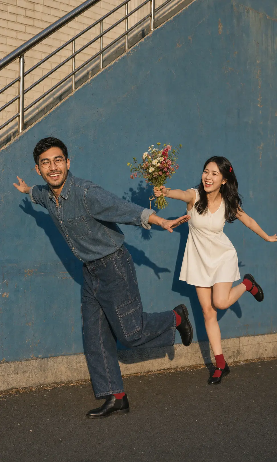 Playful Korean Prewedding Photo