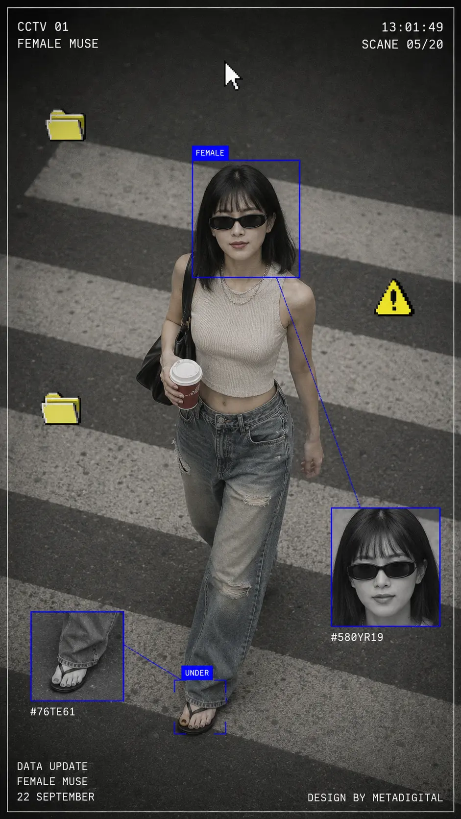 CCTV Street Photo Aesthetic