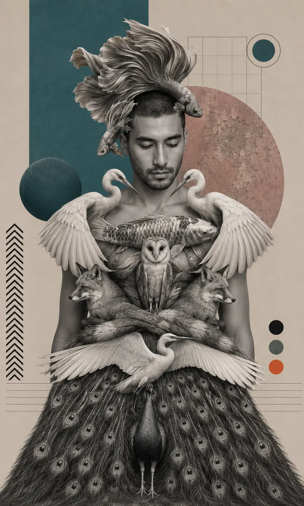 Surrealist Fine-art Digital Collage