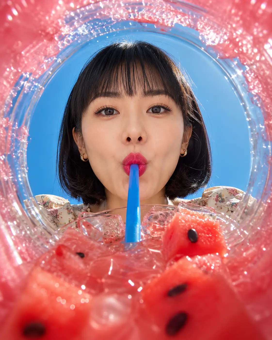 Hyperrealistic Editorial Juice Photograph