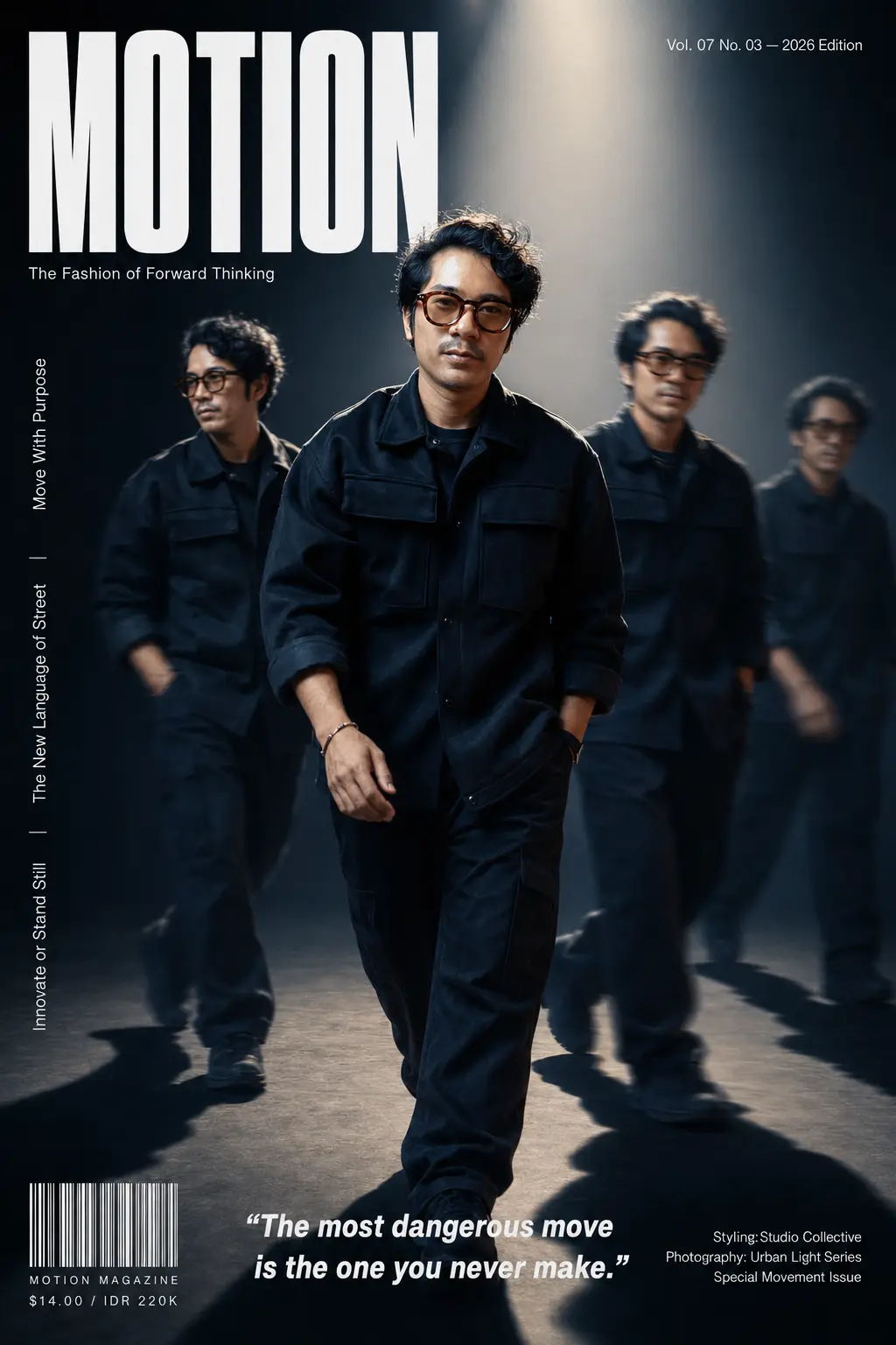 Motion Fashion Magazine Cover