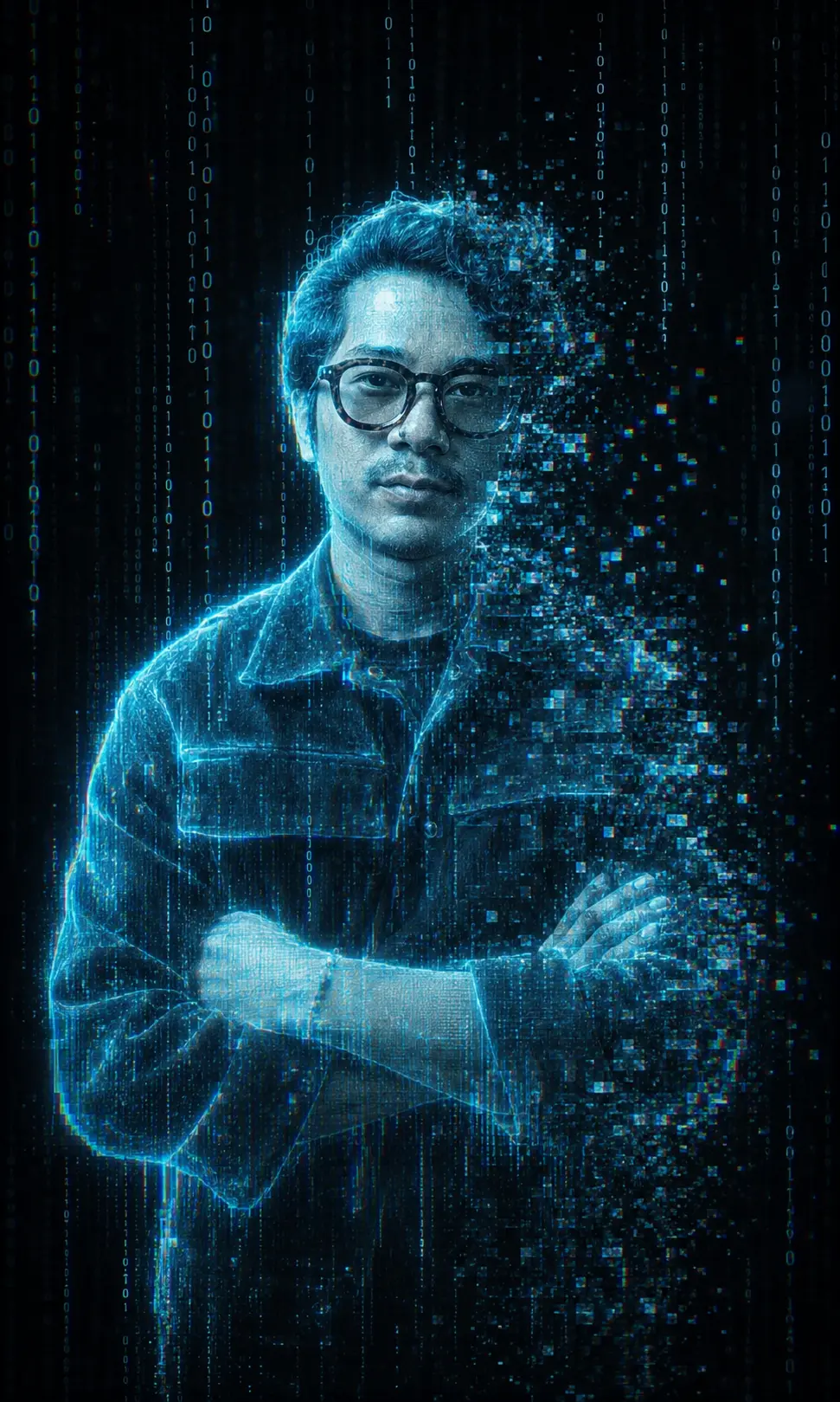 Digital Ghost Portrait