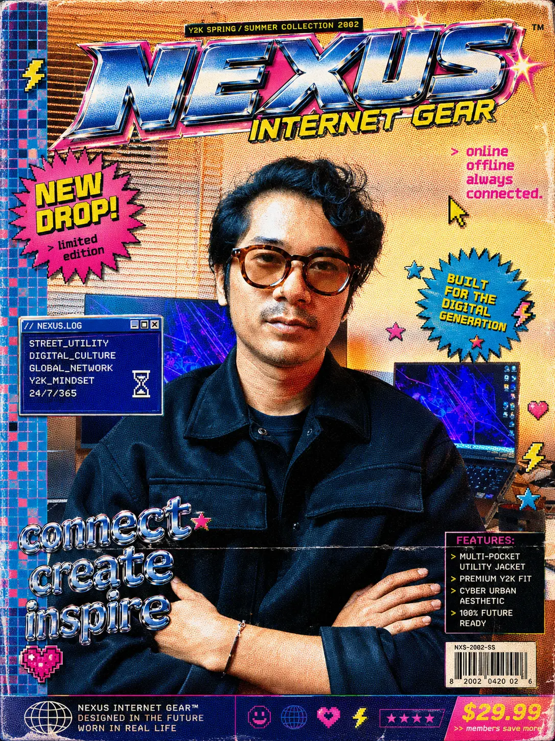 Y2K Magazine Cover