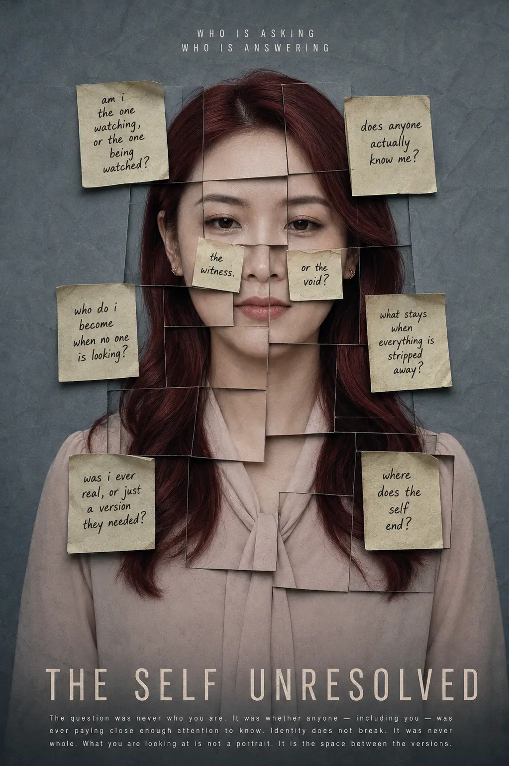 Photorealistic Editorial Portrait Poster