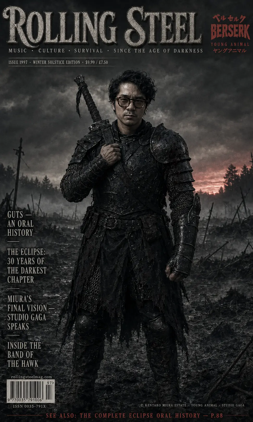 Berserk Inspired Magazine Cover
