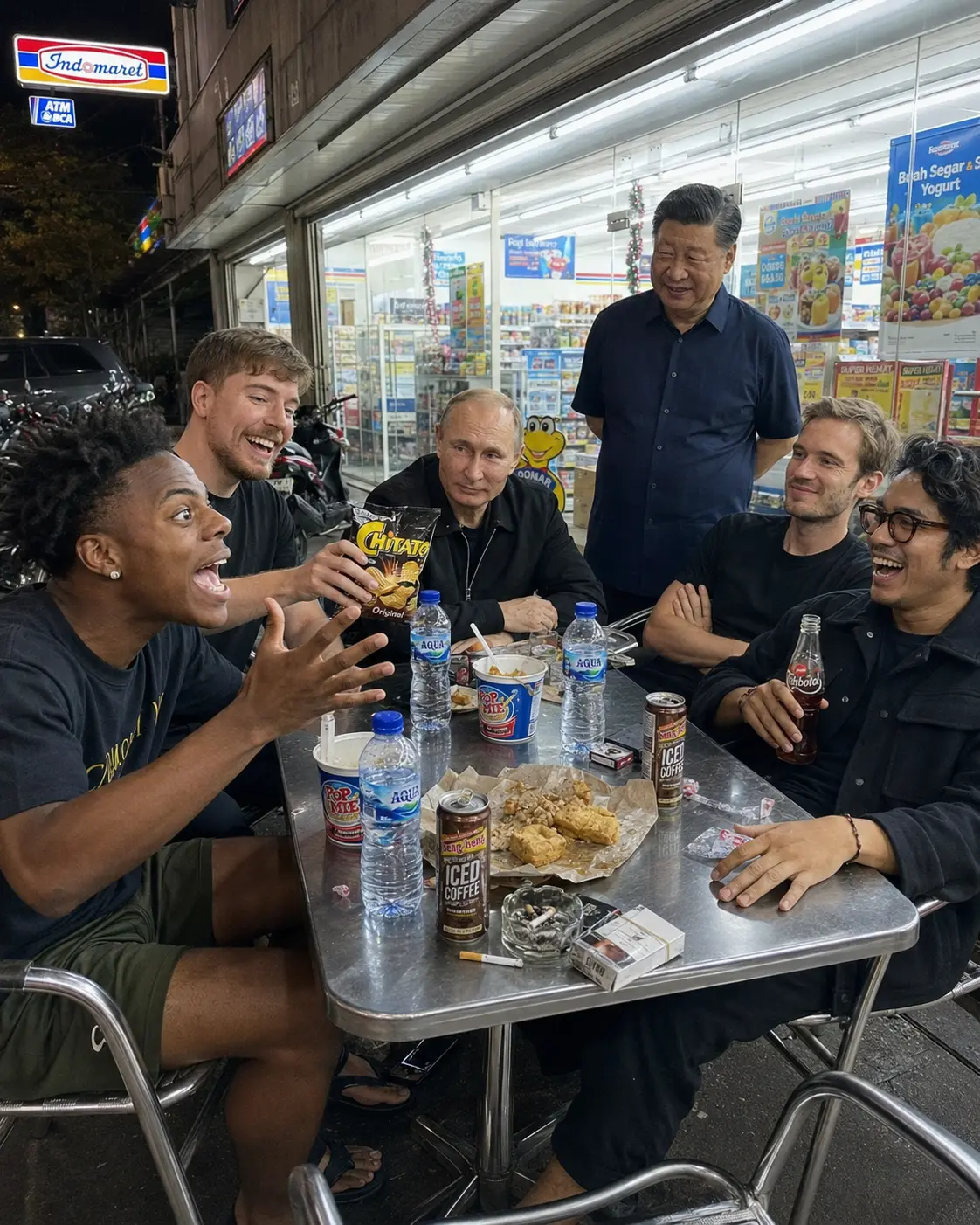 Indomaret Night hangout with Public Figures