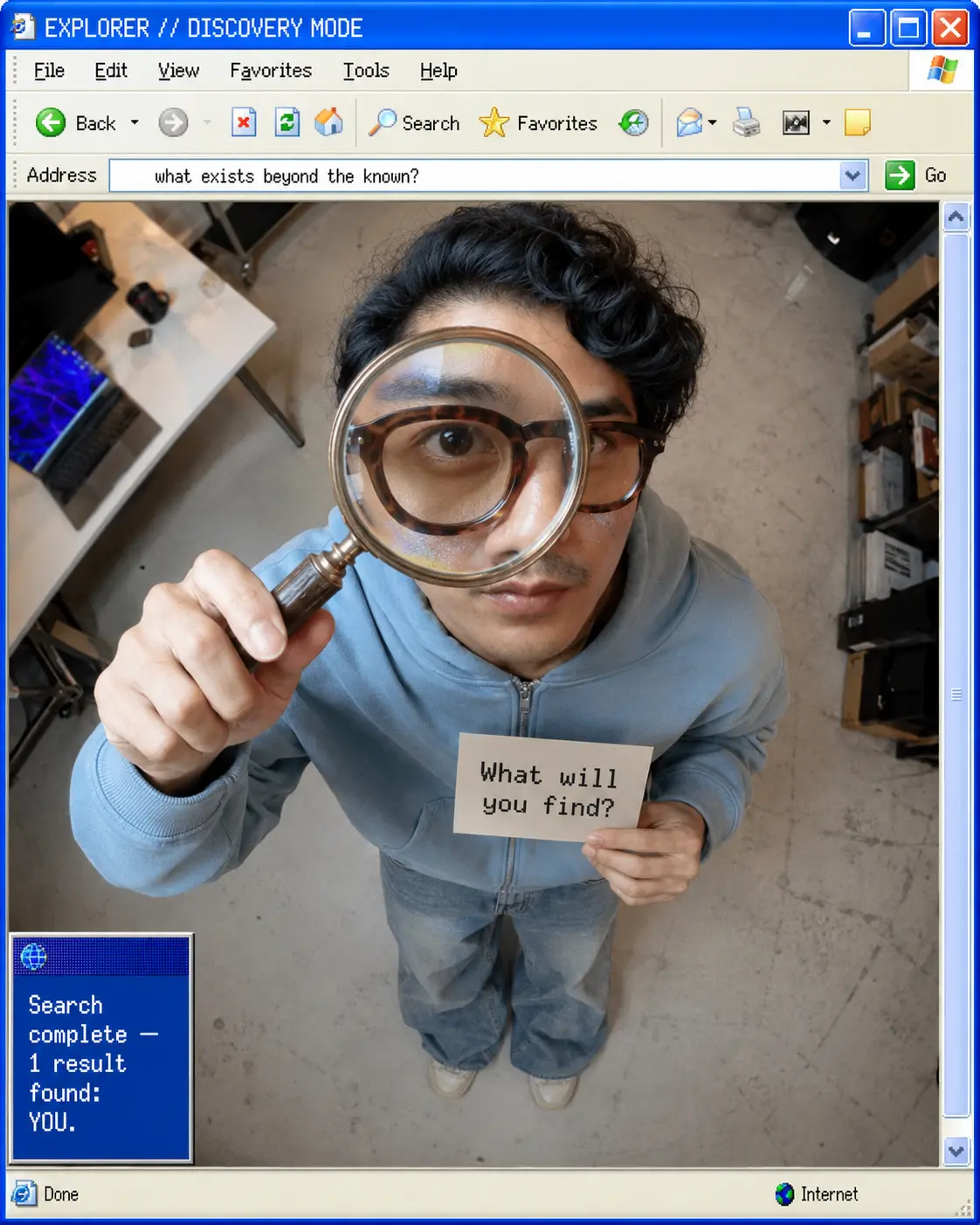 Windows XP Detective Editorial Photo