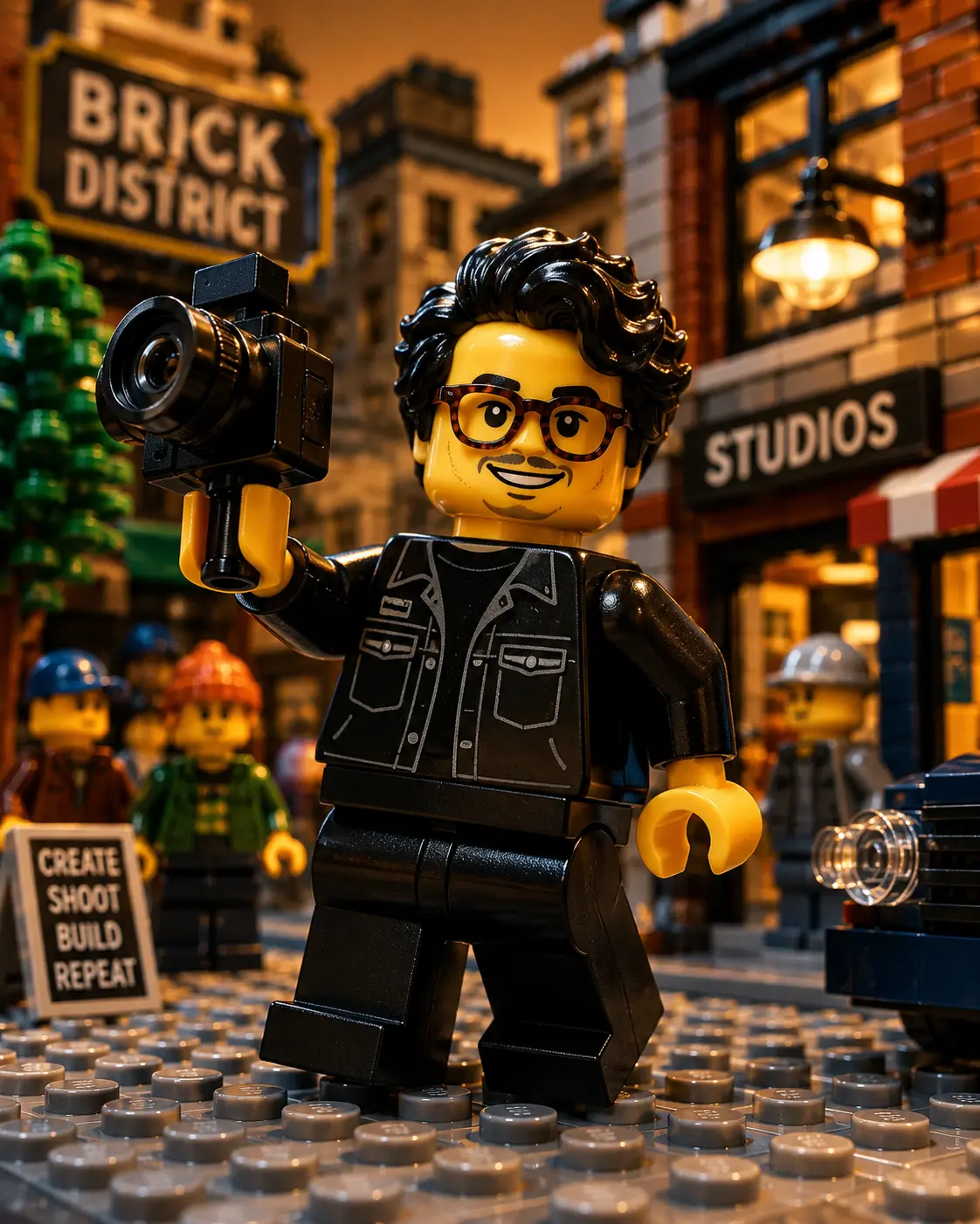 Hyper-detailed LEGO Minifigure
