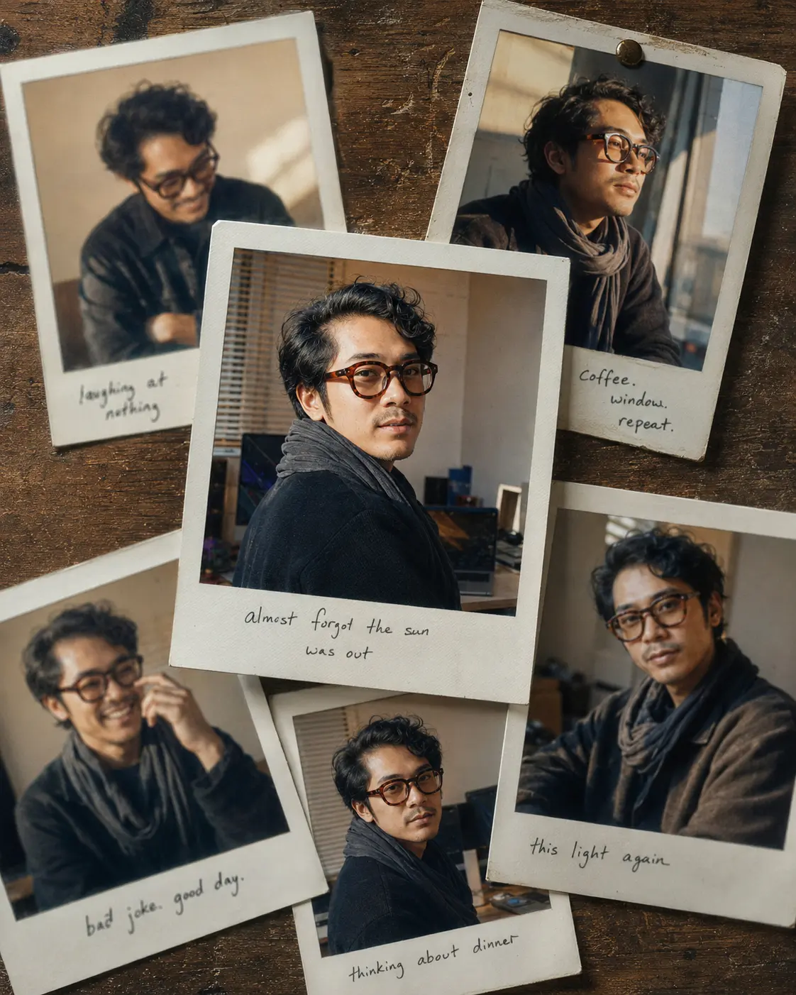 Multiple Polaroid Photographs