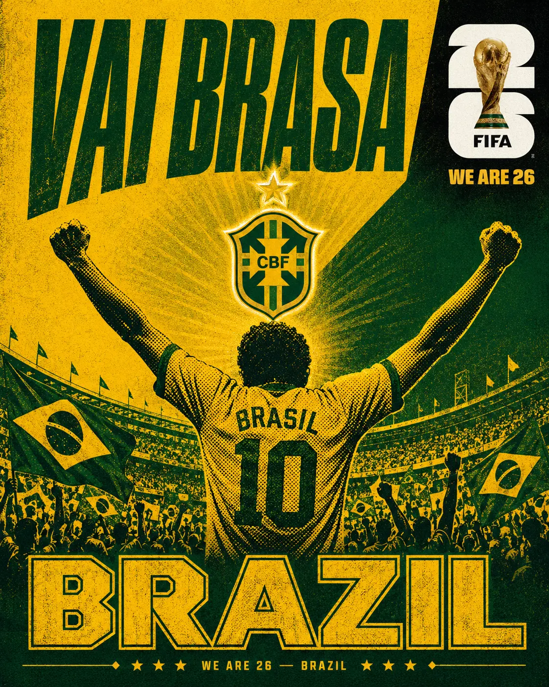 World Cup 2026 Fan Support Poster