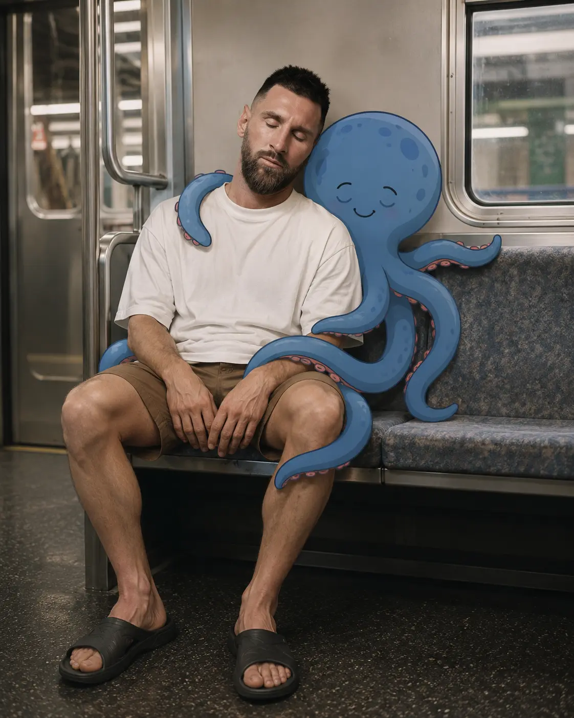 MRT Nap with Octopus Buddy