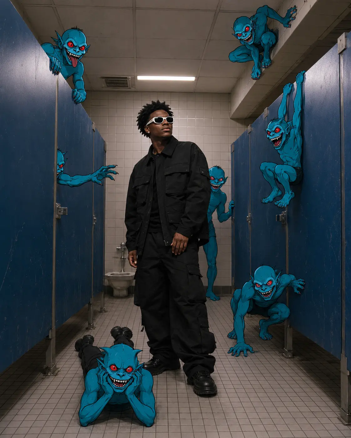Toilet Creatures Editorial Shoot