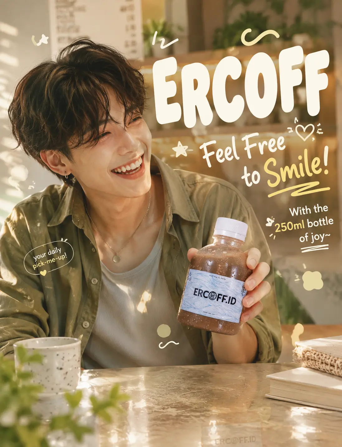 Choco/Matcha/Others Bottle Korean Ads