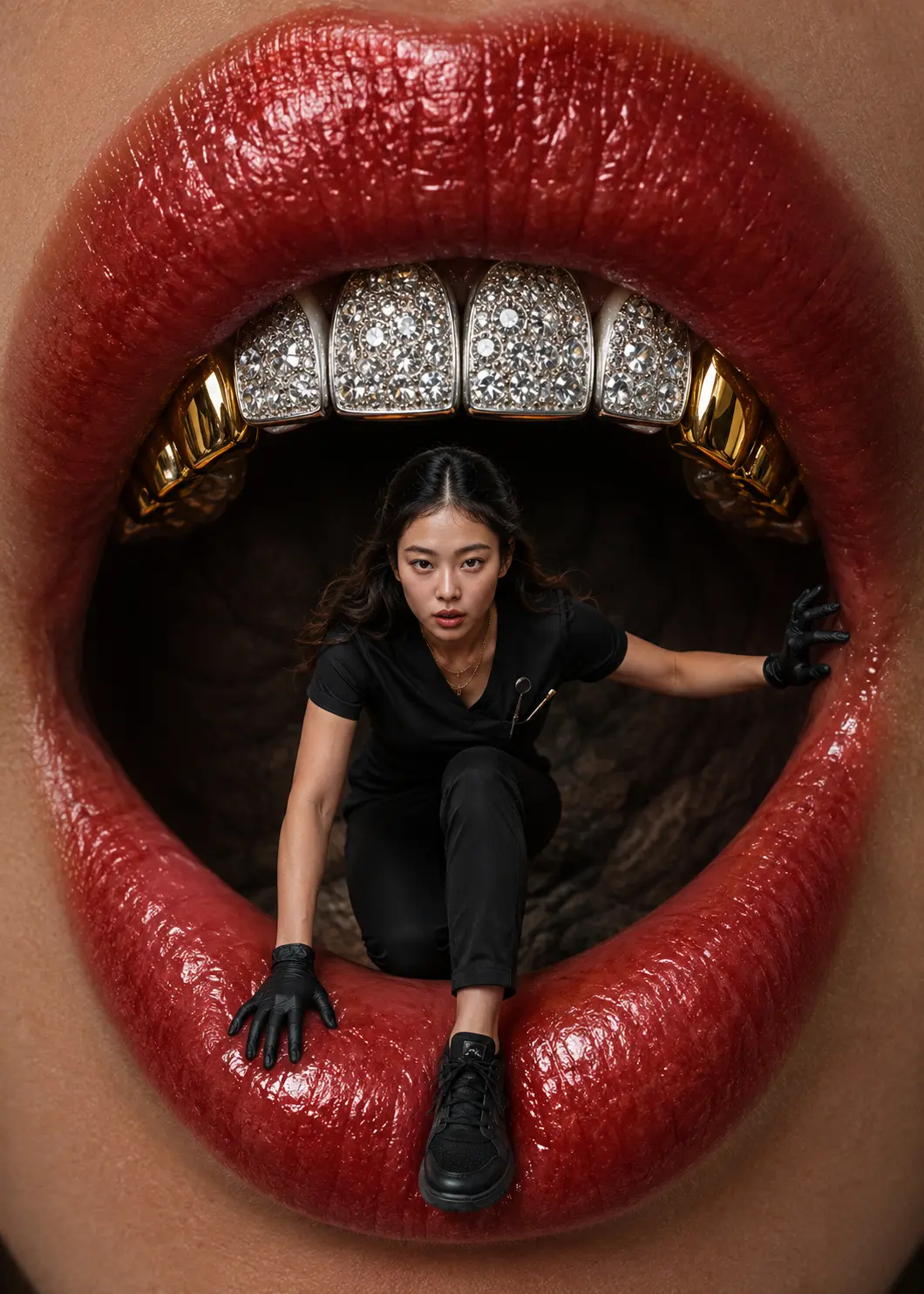 Surreal Grillz Ads Poster