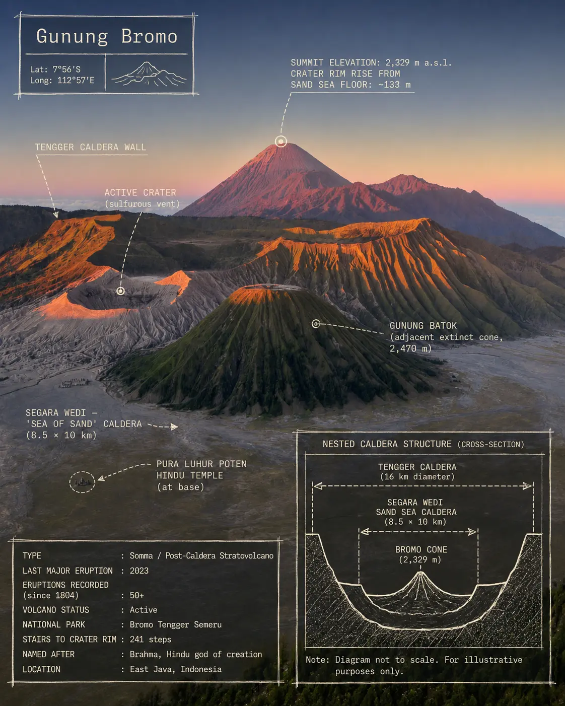 Gunung Bromo Editorial Landmark