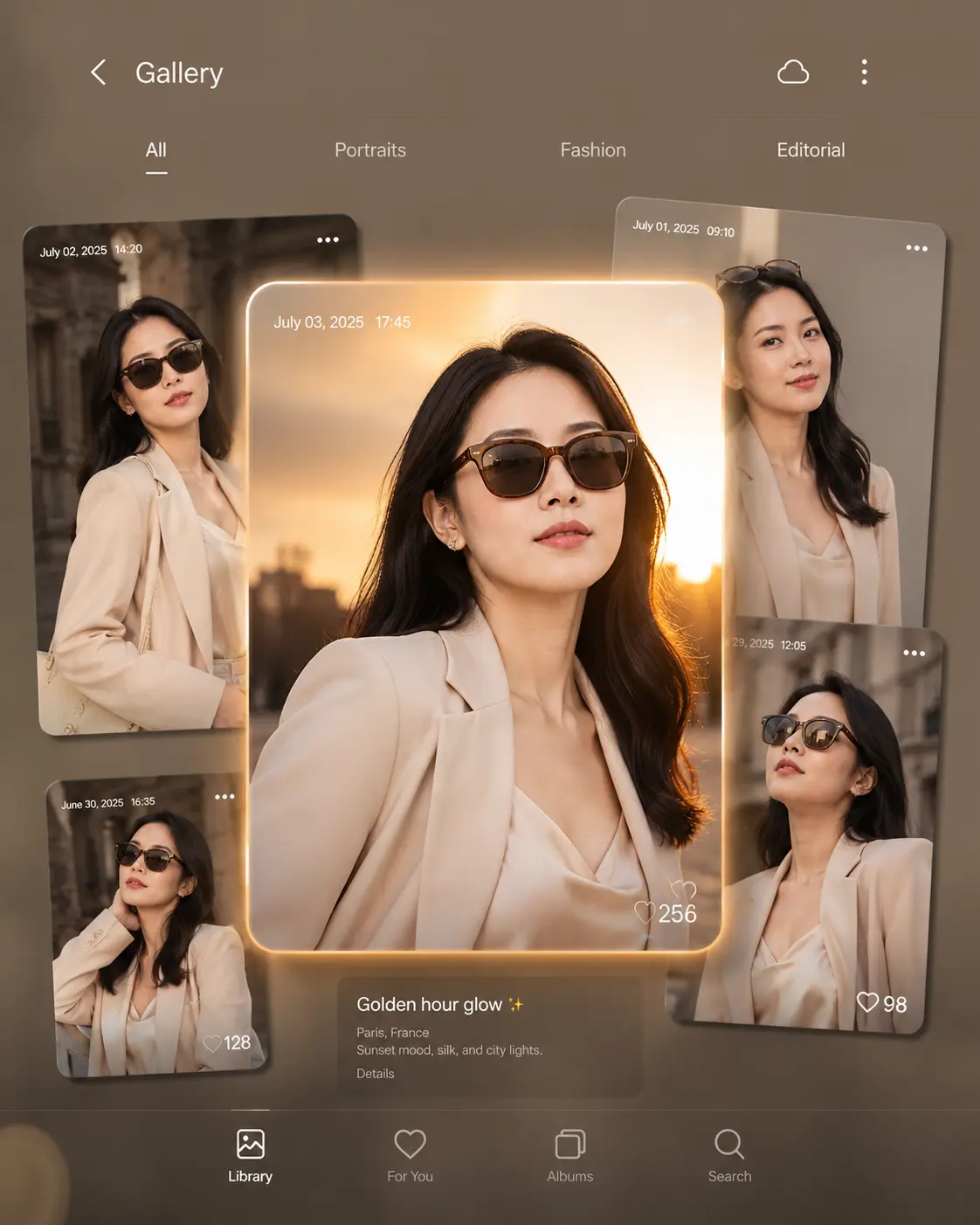 Modern Gallery UI Edit