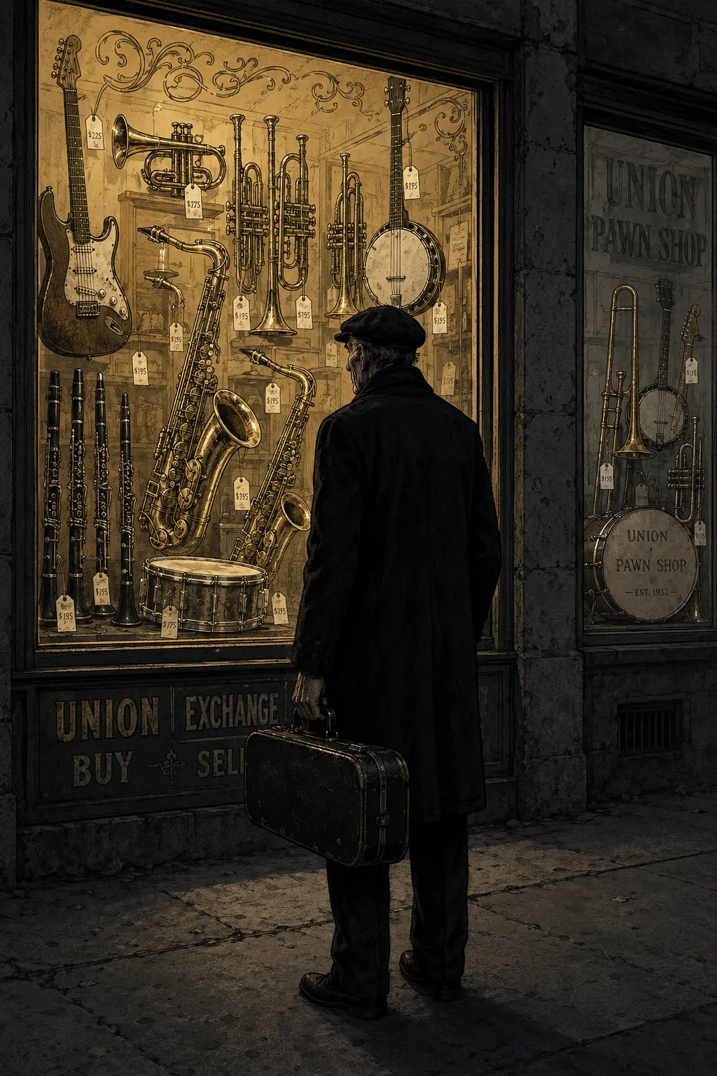 Contemporary Moody Editorial Illustration