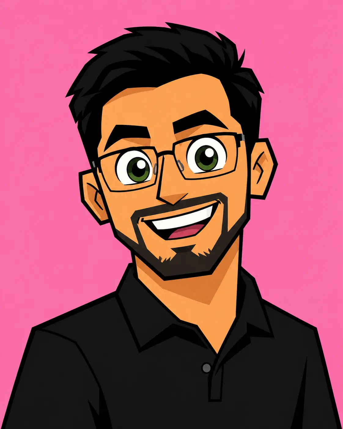 90s Cartoon Network Portrait