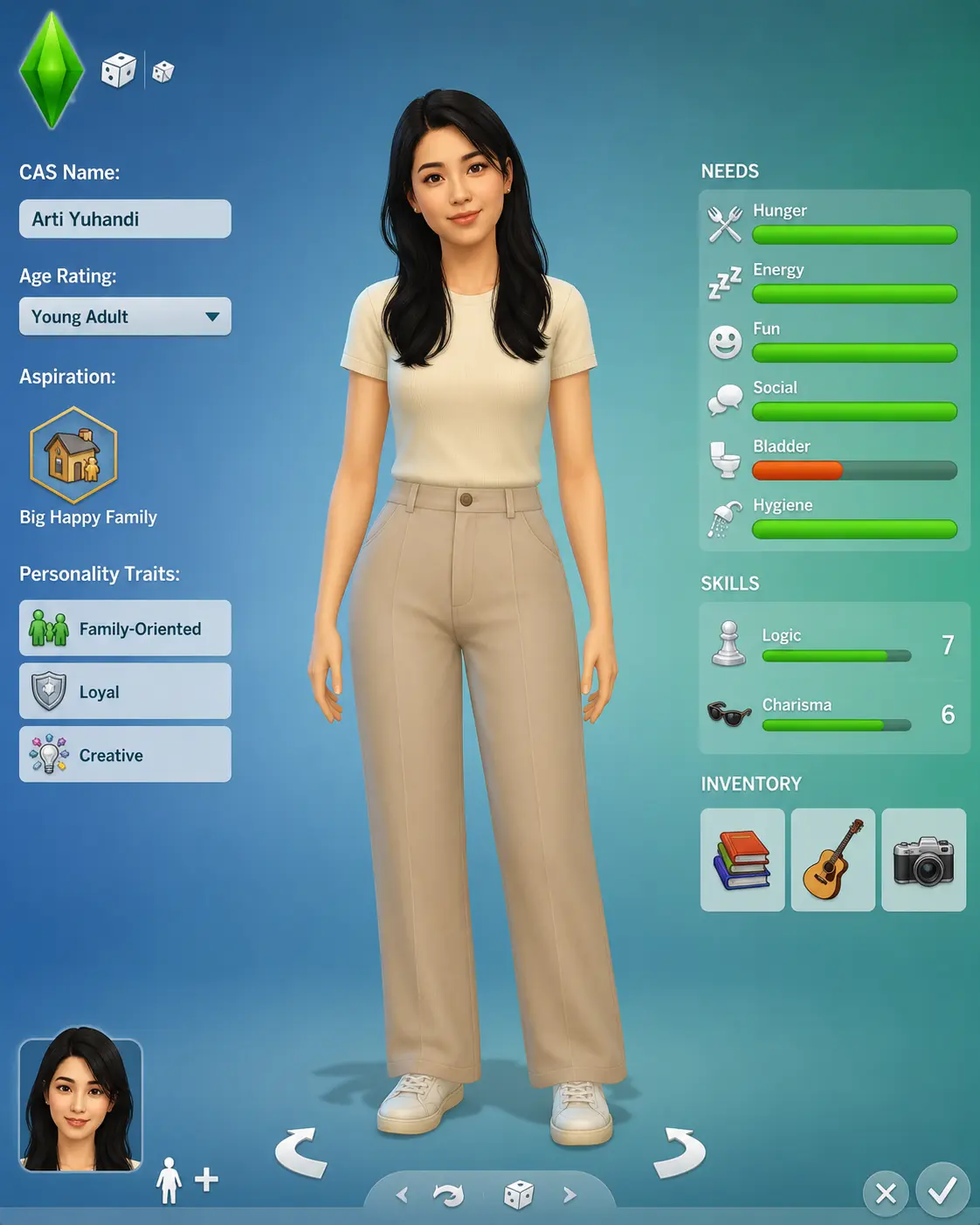 Create a SIM Edit