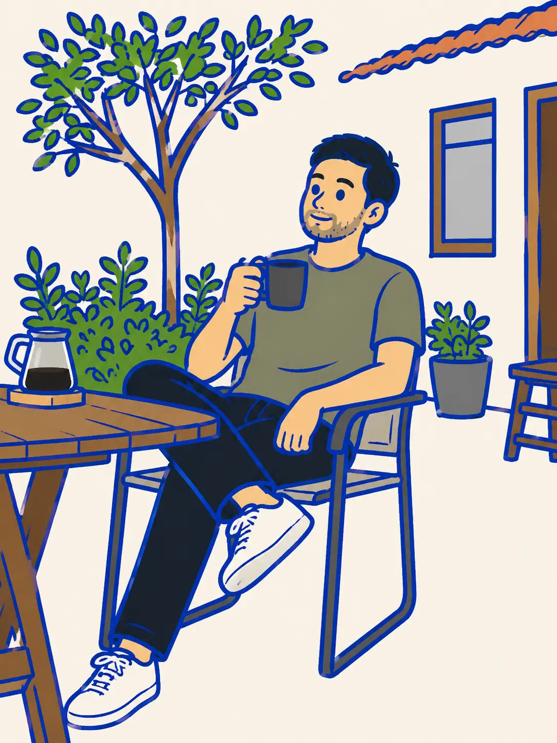 Minimalist Doodle Illustration