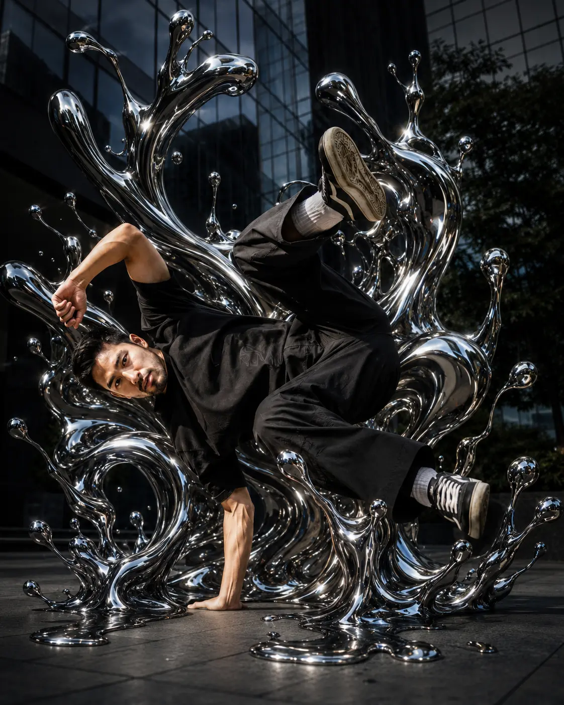 Liquid Metal CGI Composite