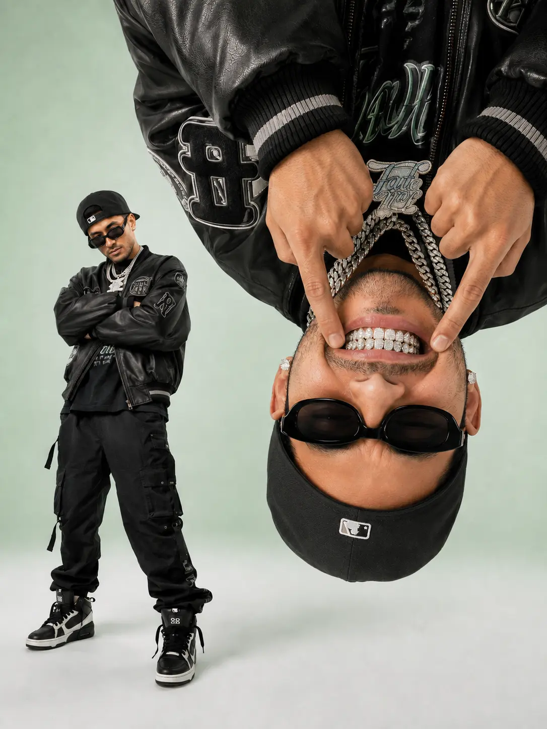 Rapper Portrait Upside-down
