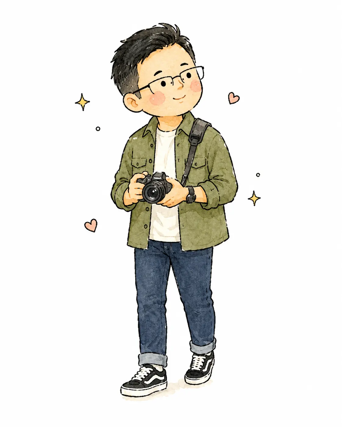 Cute Portrait Drawing Edit