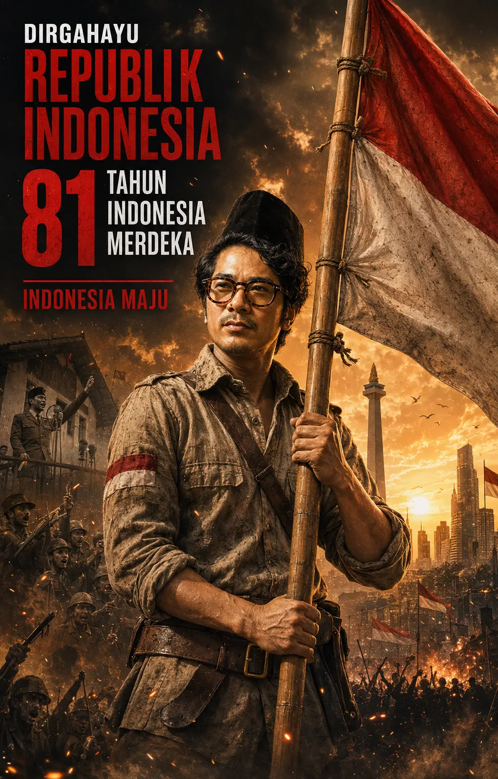Dramatic Poster Kemerdekaan