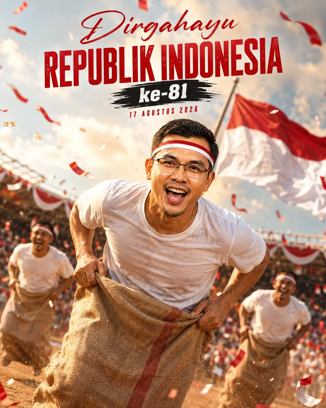 Balap Karung Dramatic Poster