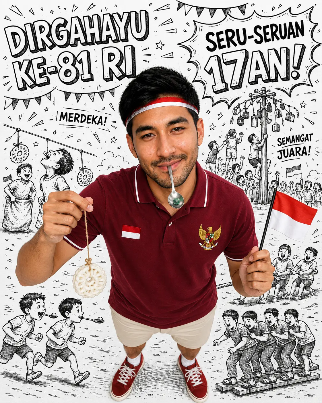 Lomba 17 Agustus Compilation Poster