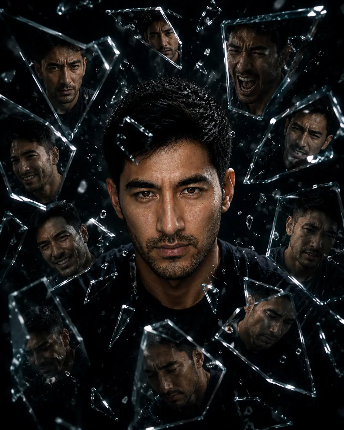 Shattered Mirror Portrait