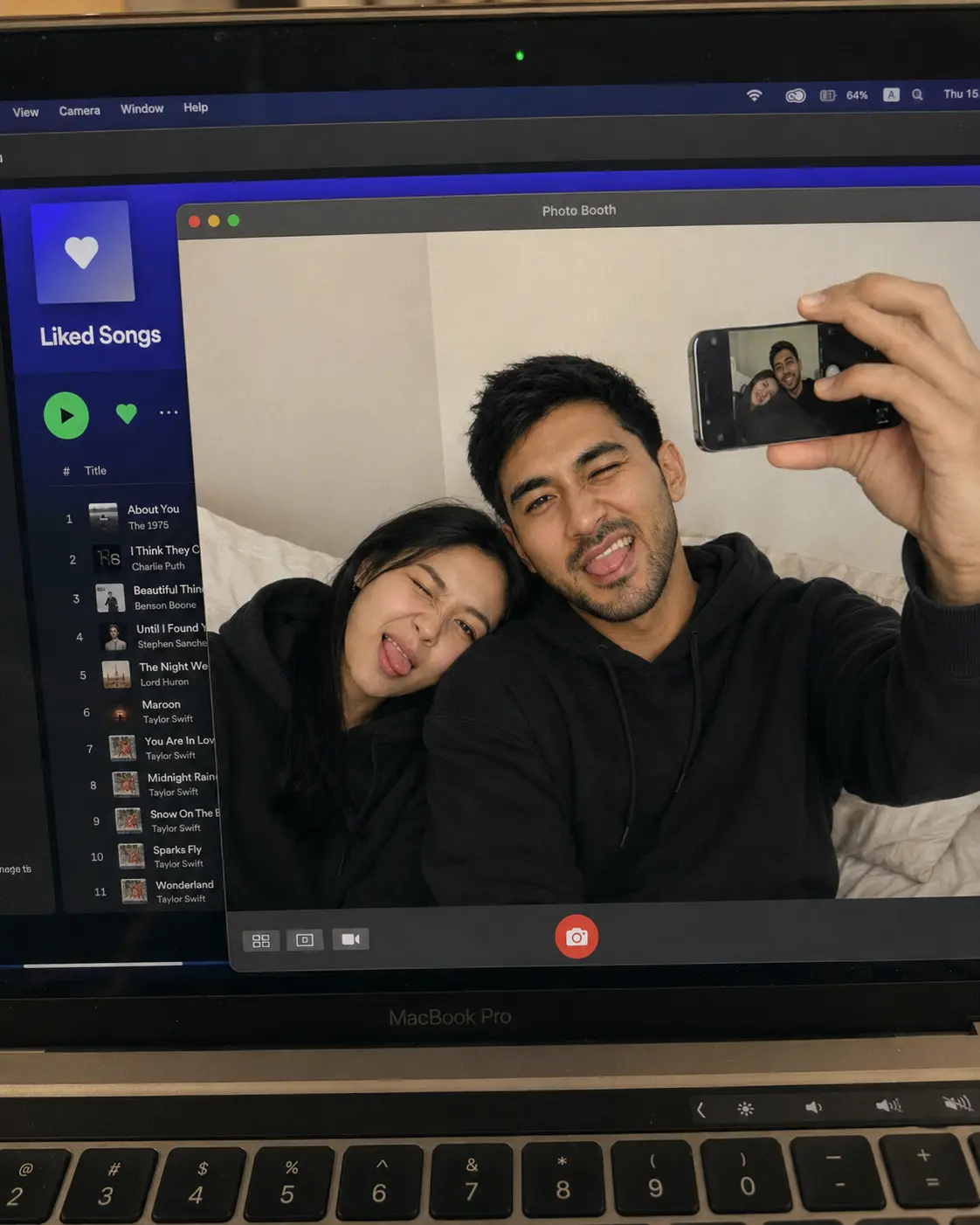 Duo Selfie on Mac's Photo Booth